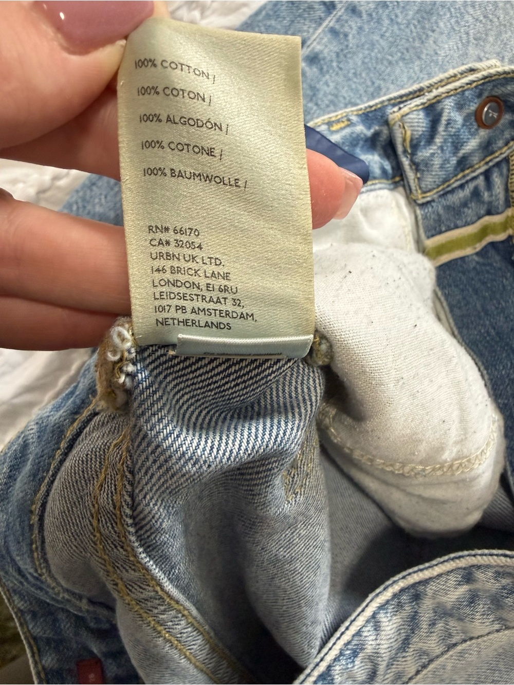 Pilcro Distressed Wide Leg Jeans Light Wash High Rise Relaxed Denim size 28 - Picture 4 of 7